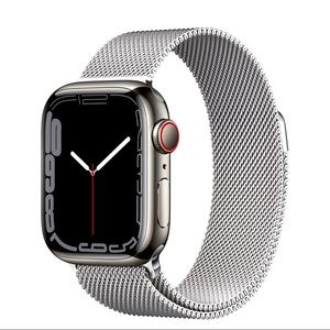 Apple Watch series 7 LTE + GPS 45mm in Stainless Steel Graphite *unopened*